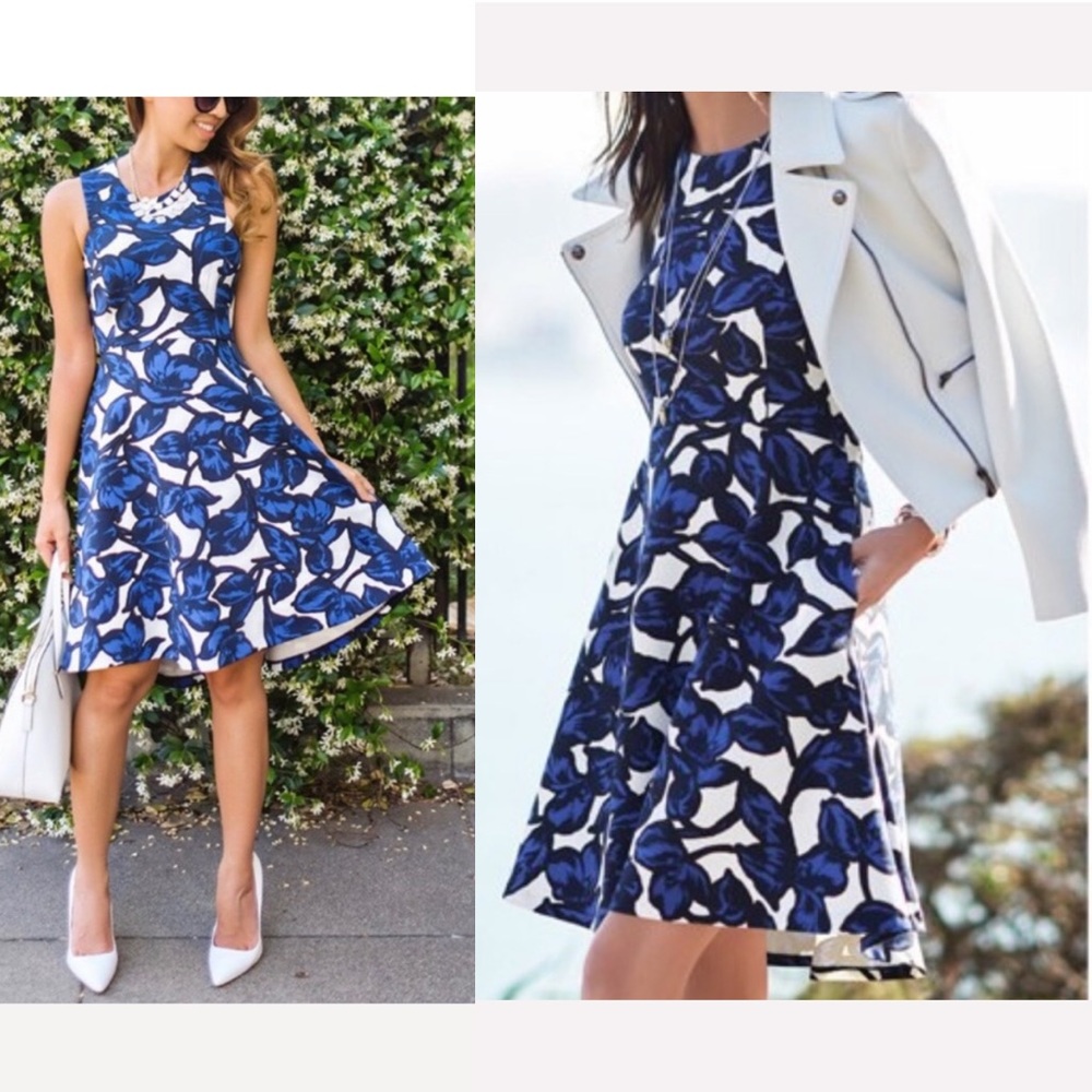 Flare floral dress